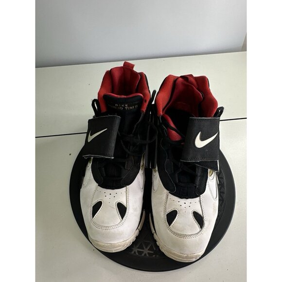 Nike Air Diamond Turf 2 Black White Gold 487658-070 Sz 9.5 - Picture 5 of 9